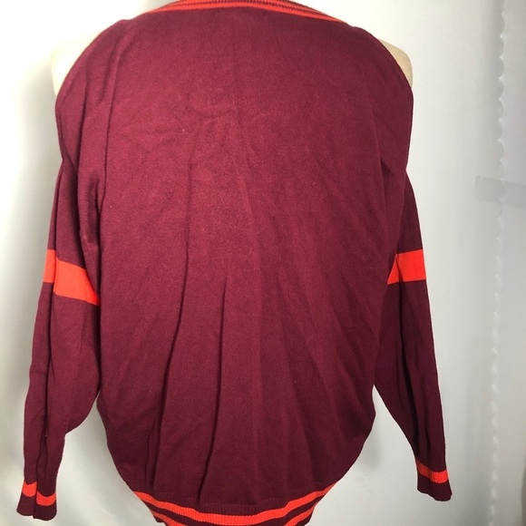 Womens Burgundy Sweater. Medium. Forever 21. Single Mom BreastCancer Fun… - Picture 4 of 8